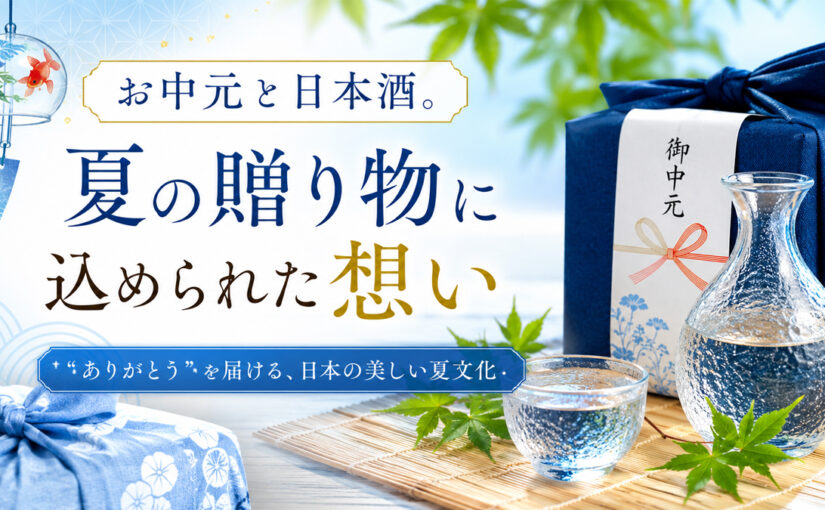 お中元と日本酒。夏の贈り物に込められた想い
