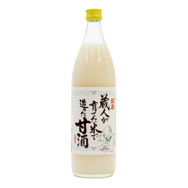 蔵人が育てた米で造った甘酒ボトル外観