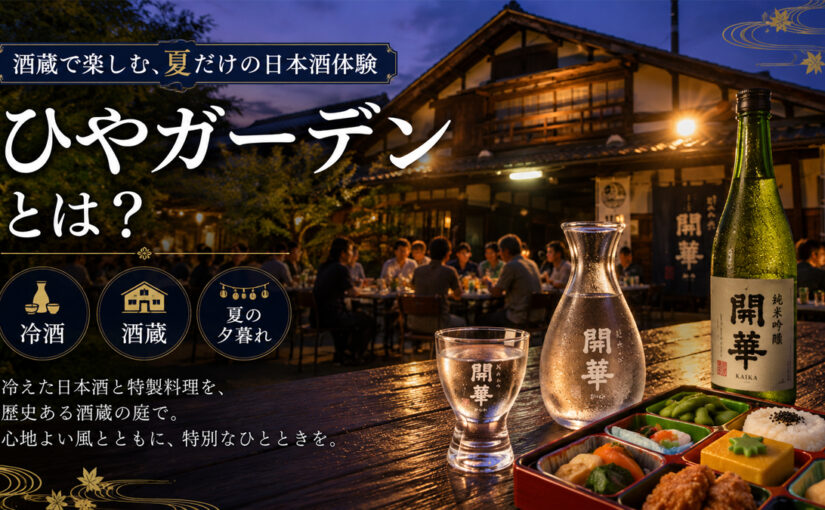 ひやガーデンとは？酒蔵で楽しむ夏だけの日本酒体験の魅力